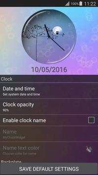 Transparent Simple Clock 7 تصوير الشاشة