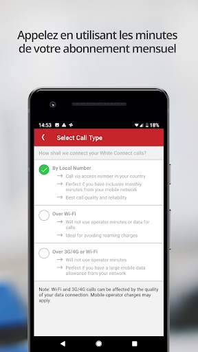 White Calling - Appli de téléphonie screenshot 5