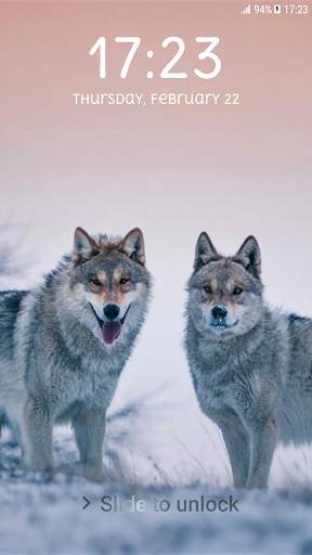 Wolf Pattern Lock Screen 5 تصوير الشاشة