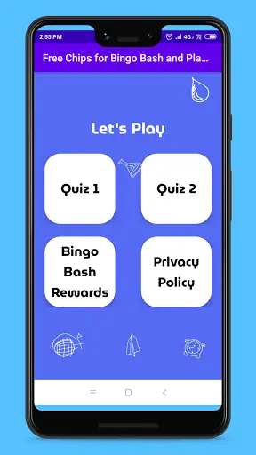 Free Chips for Bingo Bash and Play Quiz screenshot 1