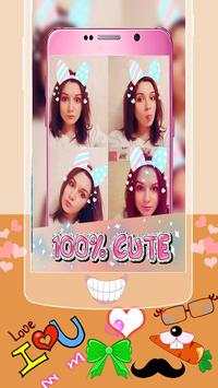 Selfie Cat Face Effect Filters Camera 3 تصوير الشاشة