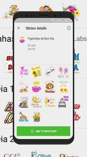 Figurinhas de Bom Dia e Boa Noite- WAStickerApps screenshot 8