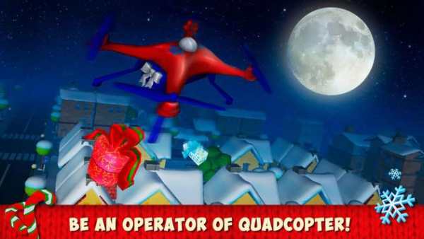 Christmas Cartoon Drone Sim screenshot 1