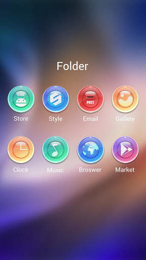 (Free)Glass GO Launcher Theme screenshot 4