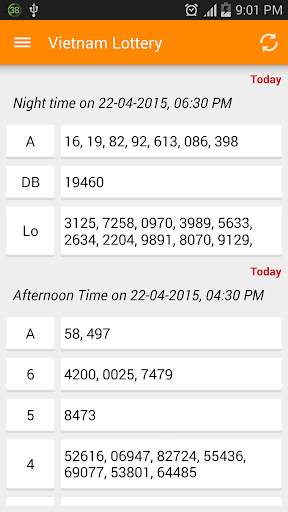 Lottery Results - Southeast Asia Lotteries screenshot 1