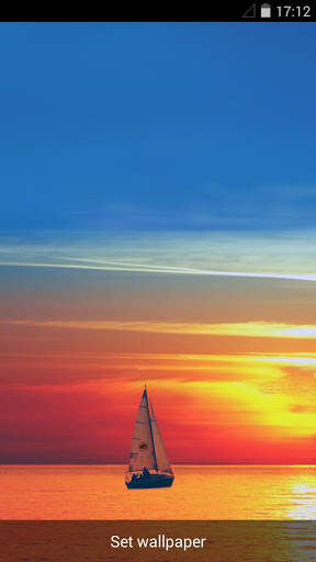 Ship on the Sea Live Wallpaper screenshot 2