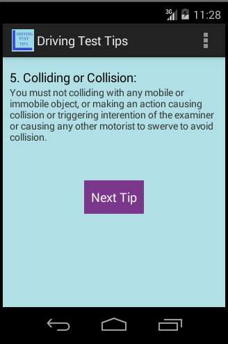 Driving License Road Test Tips screenshot 2