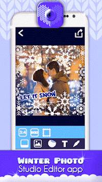 Winter Photo Studio Editor App screenshot 1