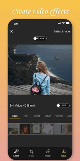 Photo animated effect, effect maker with music screenshot 3