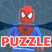 Puzzles Lego Spider Man logo