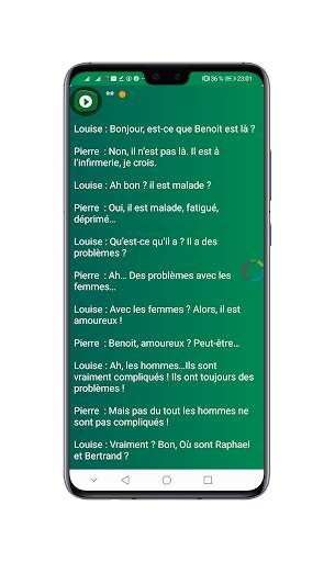Dialogues français audio screenshot 5