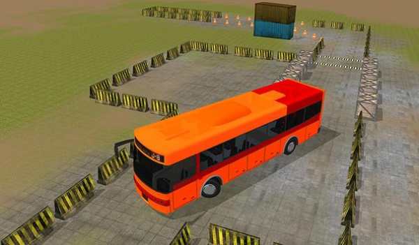 Town Coach Bus Parking Simulator Drive screenshot 12