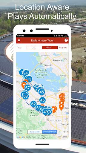 Silicon Valley Technology GPS Audio Tour Guide screenshot 2