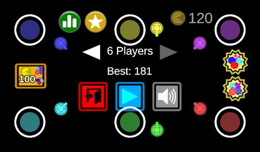 1-6 Player Ballz Fortress: local multiplayer game screenshot 9