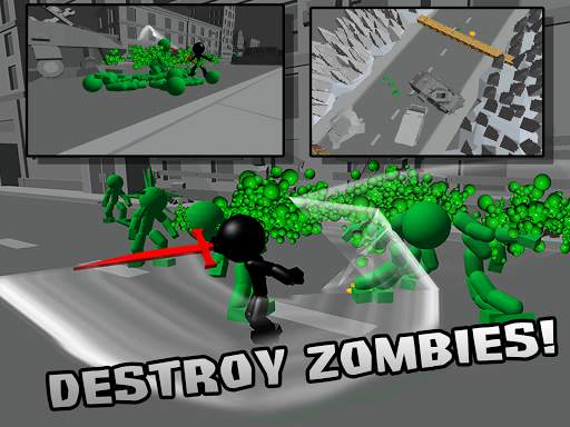 Stickman Killing Zombie 3D screenshot 10