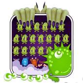 Purple Monster Keyboard Theme 10001003