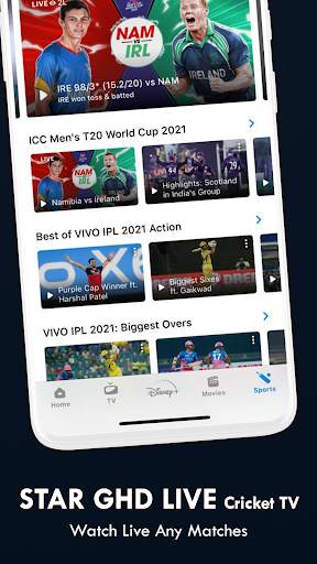 Live Cricket TV - HD Live Cricket 2021 screenshot 2