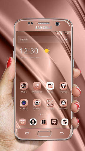 Luxury Smooth Rose Gold Theme screenshot 3