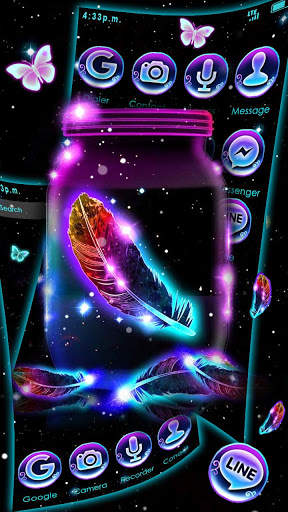 Neon, Fur, Bottle Themes, Live Wallpaper screenshot 3
