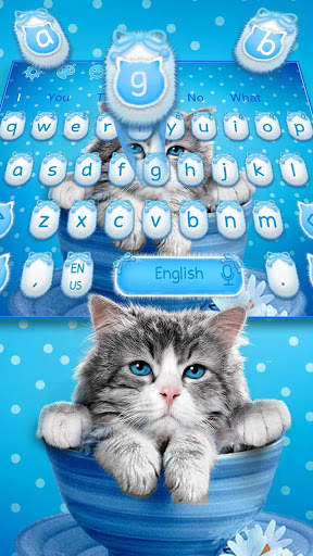 Adorable Cute Cat Keyboard Theme स्क्रीनशॉट 2