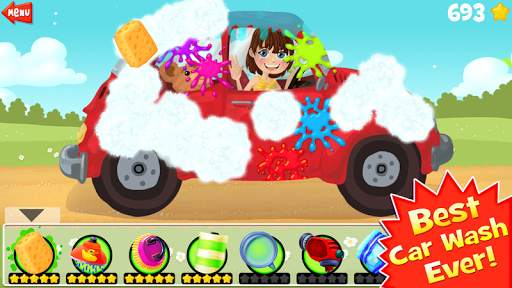 Amazing Car Wash - For Kids PE screenshot 4