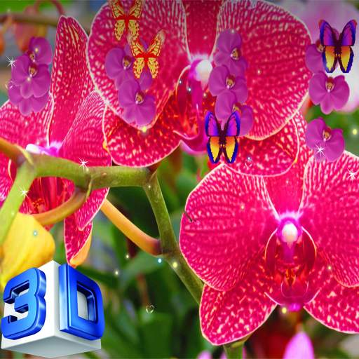Orchid Live Wallpaper - Screen Lock, Sensor, Auto 175.GG