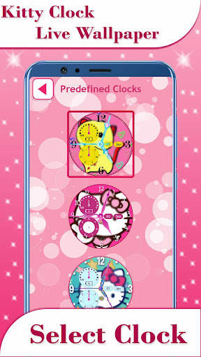 Kitty Clock Live Wallpaper screenshot 4