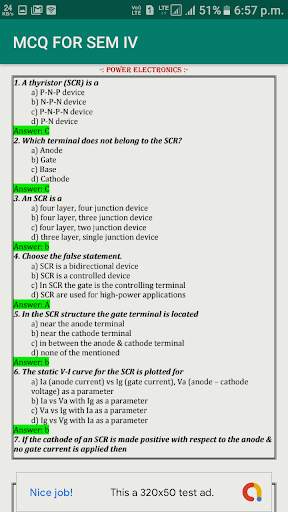SEMESTER-4 MCQ screenshot 5