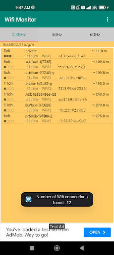 Wifi Monitor screenshot 1