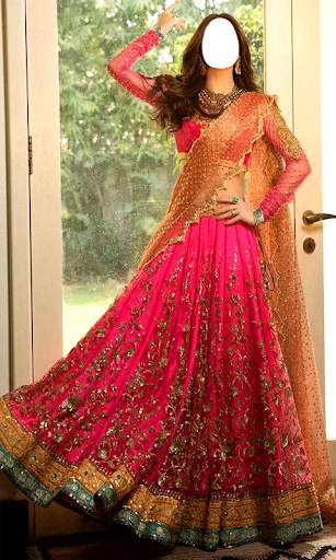 Half saree Photo Suit 7 تصوير الشاشة