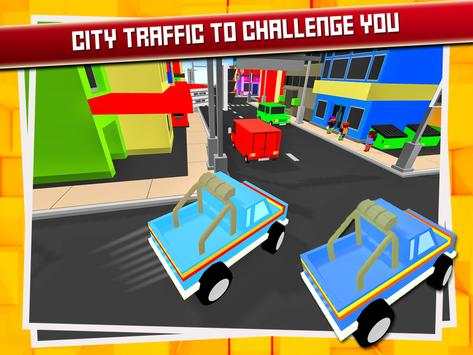 Blocky Car Craft Parking Sim screenshot 6