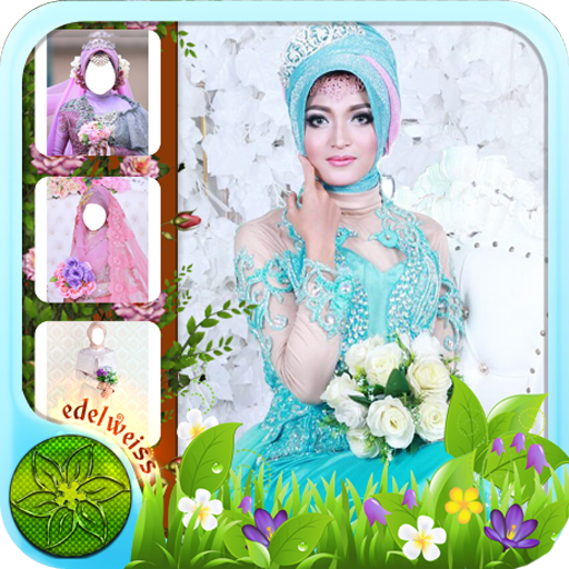 Hijab Kebaya Flower Camera icon