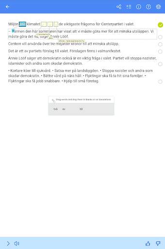 Språkkraft Reading Coach скриншот 14
