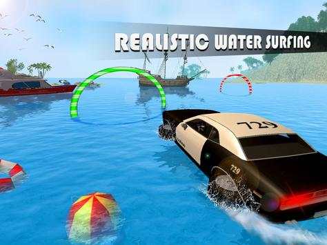 Real Police Car Chase - Water Surfer Simulator 18 screenshot 3