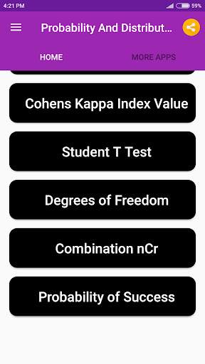 Probability And Distributions Formulas скриншот 5