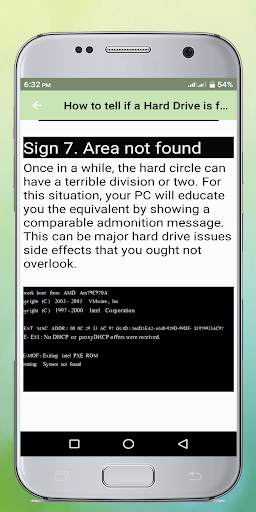 Corrupted hard drive Repair Guide screenshot 2