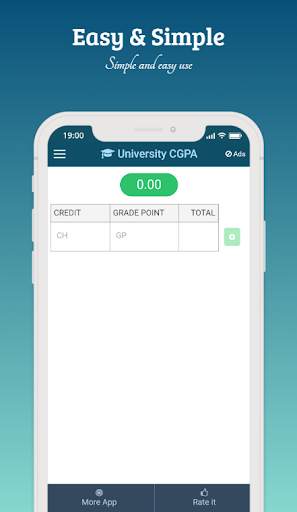 University CGPA Calculator screenshot 1