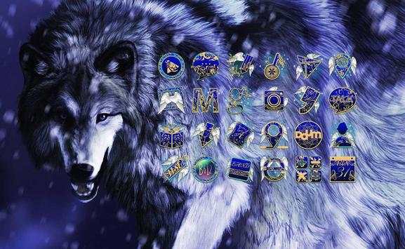 Ice Wolf theme screenshot 1
