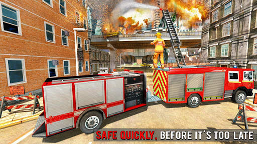 Fire Engine Truck Driving : Emergency Response screenshot 12
