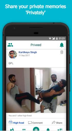 Priveed - Your private social network screenshot 2