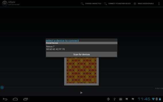 inSync Bluetooth Music Player screenshot 1