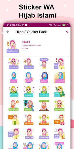 Sticker WA Hijab Islami screenshot 6