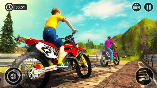 Kids Downhill Mountain Motorbi screenshot 14