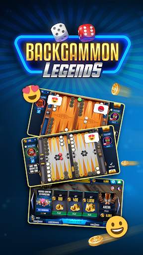 Backgammon Legends - online with chat screenshot 1