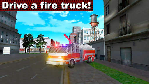 Fire Truck Emergency Driver 3D screenshot 1