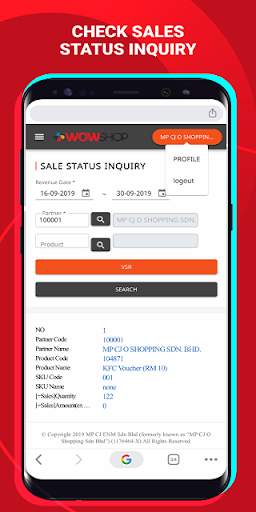 CJ WOW SHOP Partner System screenshot 2
