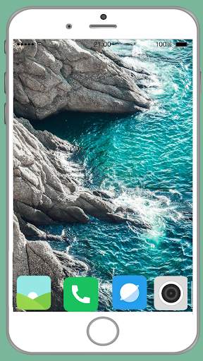 Ocean Waves Wallpaper Full HD screenshot 2