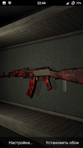 Weapon AK-74 Live Wallpaper screenshot 2