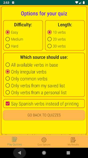 Learn Spanish grammar and verb screenshot 7