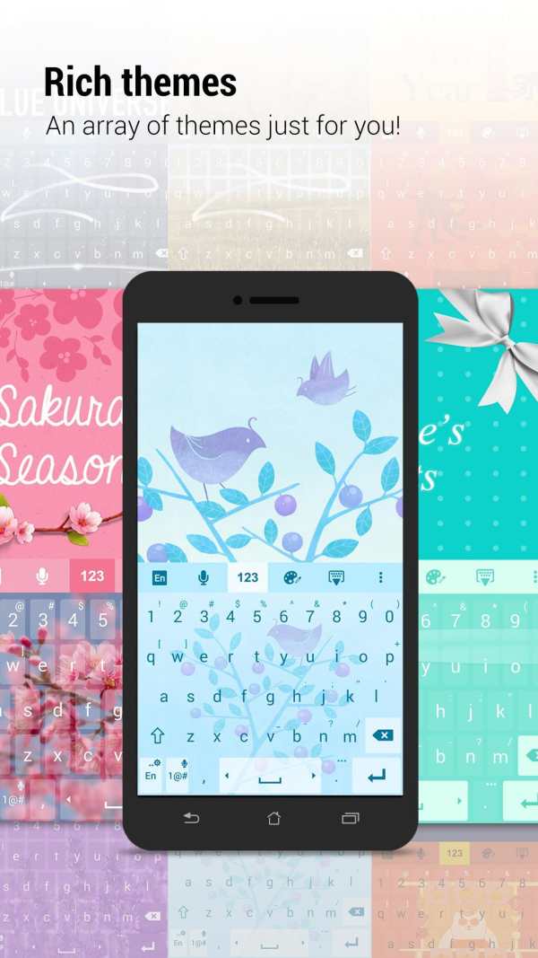 ZenUI Keyboard – Emoji, Theme screenshot 1